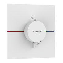 Potinkinis termostatinis maišytuvas Hansgrohe ShowerSelect Comfort E, 15574700, baltas matinis