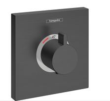 Potinkinis termostatinis maišytuvas Hansgrohe ShowerSelect, 15760340, šlifuoto juodo chromo