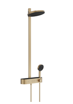 Termostatinė dušo sistema Hansgrohe Pulsify S 260 2jet, 24240140, šlifuotos bronzos