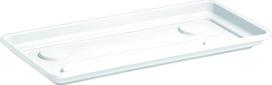 Nicoli 75x34x6cm lėkštelė Sottocassetta Mega 80, baltos spalvos