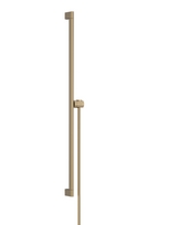Dušo stovas su dušo žarna ir lengvai stumdomu rankinio dušo laikikliu Hansgrohe Unica S Puro 90 cm, 24405140, šlifuotos bronzos