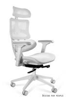 Biuro kėdė Unique ERGOTECH, CM-B137AW-4, balta/baltas rėmas