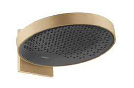 Dušo galva su sienine jungtimi Hansgrohe Rainfinity 360 1jet, 26230140, šlifuotos bronzos