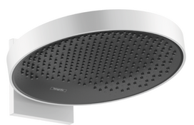Dušo galva su sienine jungtimi Hansgrohe Rainfinity 360 1jet, 26230700, balta matinė