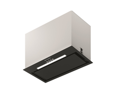 Įmontuojamas gartraukis Faber INCA LUX EV8 X/BK A52, juoda/nerūdijančiojo plieno