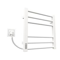 Elektrinis rankšluosčių džiovintuvas Kosser Step 500x500/6 EL, su laikmačiu, baltas (laidas kairėje)
