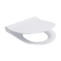 Klozeto dangtis CERSANIT ZEN CITY K98-0221, slim, lėtai nusileidžiantis, antibakterinis
