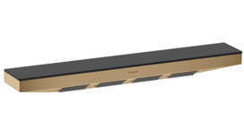 Šoninis dušas su lentynėle Hansgrohe Rainfinity 500 1jet, 26243140, šlifuotos bronzos