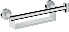 Ranktūris su lentynėle ir dušo laikikliu Hansgrohe Unica, 26328400, chromas/balta