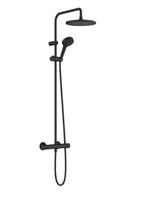 Termostatinė dušo sistema Hansgrohe Vernis Blend 240 1jet EcoSmart, 26428670, juoda matinė