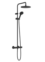 Termostatinė dušo sistema Hansgrohe Vernis Blend 240 1jet, 26426670, juoda matinė