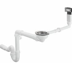 Sifonas plautuvei HANSGROHE 443921800, vietą taupantis