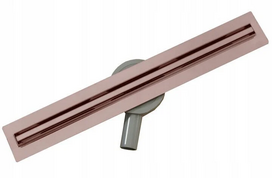Dušo latakas Mexen Flat 360 Slim, Rose gold, 80 cm
