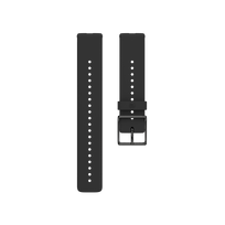 Laikrodžio apyrankė POLAR SILICONE 20mm, Ignite/Unite/Pacer, M/L,  juoda