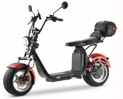 Elektrinis motoroleris E-GEN 4.0AL, 3KW, 40AH, raudonas