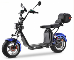 Elektrinis motoroleris E-GEN 4.0AL 3KW 20AH, mėlynas