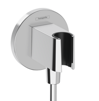 Sieninė dušo žarnos jungtis su laikikliu dušui Hansgrohe FixFit S, 26888000
