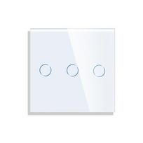 Tripolis sensorinis jungiklio dangtelis Feelspot, baltas,47x47mm