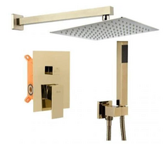 Potinkinė dušo sistema REA Bento light gold+box