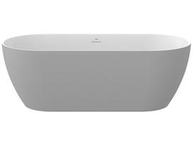 Akrilinė vonia Ravak Freedom O Tec CD31500000, 170x77 pilka/balta (persipylimo ir sifono dangtelis baltos spalvos)