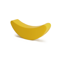 Minkštas supamasis žaislas "Bananas", geltonas
