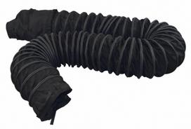 Lankstus oro tiekimo vamzdis MASTER 305 mm x 7,6 m juodas nailonas