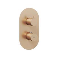 Potinkinis termostatinis maišytuvas Ravak Espirit ES 063.60RGB.O2.RB07C X070360, rose gold (be potinkinės dėžutės)
