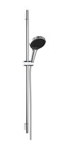 Dušo komplektas Hansgrohe Rainfinity 130 3jet EcoSmart su dušo juosta S Puro 90 cm, stumdomas slankiklis ir Designflex tekstilinė dušo žarna 160 cm, 28744000