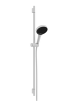 Dušo komplektas Hansgrohe Rainfinity 130 3jet EcoSmart su dušo juosta S Puro 90 cm, stumdomas slankiklis ir Designflex tekstilinė dušo žarna 160 cm, 28744700