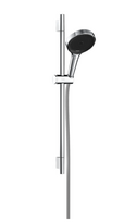 Dušo komplektas Hansgrohe Rainfinity 130 3jet su dušo juosta S Puro 65 cm, stumdomas slankiklis ir Designflex tekstilinė dušo žarna 160 cm, 28745000