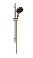 Dušo komplektas Hansgrohe Rainfinity 130 3jet su dušo juosta S Puro 65 cm, stumdomas slankiklis ir Designflex tekstilinė dušo žarna 160 cm, 28745140