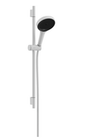 Dušo komplektas Hansgrohe Rainfinity 130 3jet su dušo juosta S Puro 65 cm, stumdomas slankiklis ir Designflex tekstilinė dušo žarna 160 cm, 28745700