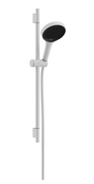 Dušo komplektas Hansgrohe Rainfinity 130 3jet EcoSmart su dušo juosta S Puro 65 cm, stumdomas slankiklis ir Designflex tekstilinė dušo žarna 160 cm, 28746700