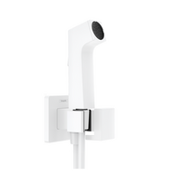 Bidė rankinis dušas Hansgrohe 1jet E EcoSmart šaltam vandeniui su dušo laikikliu ir žarna 125 cm, 29231700