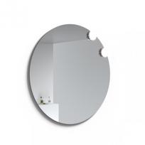 Apvalus veidrodis su dviem šviestuvais Raguvos Baldai ECO ROUND 2 SOLAR, 100 cm, 1023700