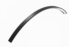 Šviestuvas apvaliam veidrodžiui Raguvos Baldai MOON LED, juodas, 80 cm, 01520-80B