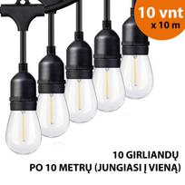 Lauko girlianda (LED lemputės) 100 m Drop