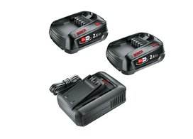 Rinkinys Bosch 1600A031T5, 18V (2x 2,5 Ah akumuliatoriai+ AL 18V-44 kroviklis)