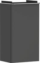 Praustuvo spintelė Hansgrohe Xelu Q 54012000, pilka matinė, rankenos apdaila chromas (vyriai kairėje)