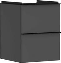 Spintelės korpusas Hansgrohe Xelu Q 54020670, pilka matinė, rankenos apdaila juoda matinė