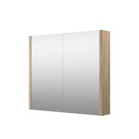 Veidrodinė spintelė be apšvietimo, Raguvos Baldai, pilkas ąžuolas,80 cm, 1400510