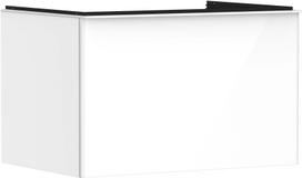 Vonios spintelė Hansgrohe Xelu Q 54054700, blizgi balta, rankenos apdaila matinė balta