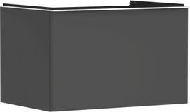 Vonios spintelė Hansgrohe Xelu Q 54055700, matinė pilka, rankenos apdaila matinė balta