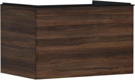 Vonios spintelė Hansgrohe Xelu Q 54057670, tamsiai ruda, rankenos apdaila matinė juoda