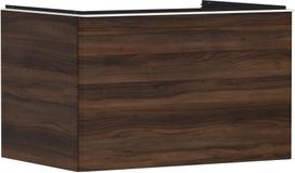 Vonios spintelė Hansgrohe Xelu Q 54057700, tamsiai ruda, rankenos apdaila matinė balta