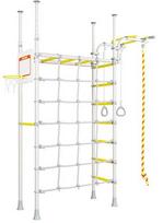 Sporto kompleksas (gimnastikos sienelė) SANRO R4 balta-geltona, 230-280x49cm, 02672