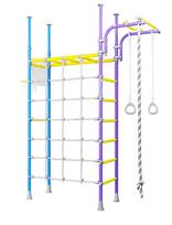 Sporto kompleksas (gimnastikos sienelė) SANRO R4 violetinė-žydra, 230-280x49cm, 02673