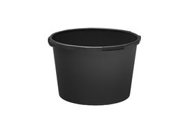 Statybinė vonelė Stella Green, juoda (apvali), 90 L