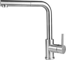 Plautuvės maišytuvas su ištraukiama žarna Falmec Pure Steel Corner, MPSC.00#SSF