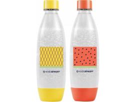 Vandens buteliai  gazuotų gėrimų gaminimo aparatui SodaStream Fuse Water Pomelo 2 x 1 L, arbūzas/ananasas